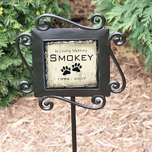 Personalized Pet Memorial Garden Stakes