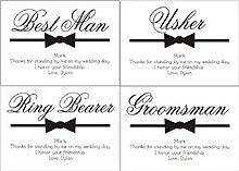 Engraved Wedding Party Personalized Keepsakes