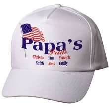USA Pride Personalized Patriotic Hats