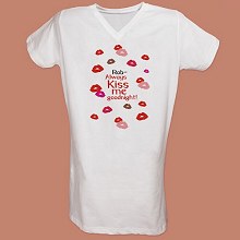 Always Kiss Me Goodnight Personalized Nightshirts
