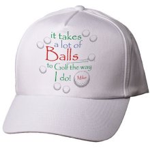 It Takes Balls Personalized Golf Hats