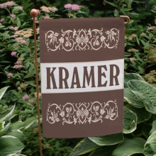 Family Name Personalized Garden Flags