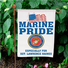 Military Pride Personalized Military Garden Flags