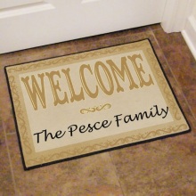 Welcome Home Personalized Welcome Doormat