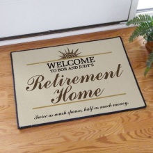 Retirement Home Personalized Welcome Door Mats