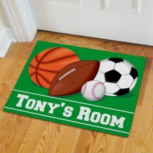 Personalized Sports Fan Doormats