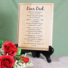 Love Shared Personalized Keepsake Wood Plaques