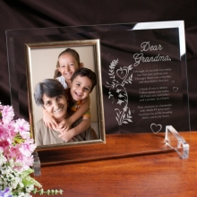 Your Memory is a Keepsake Personalized Beveled Glass Picture Frames