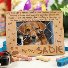 Dog in Heaven Personalized Pet Memorial Picture Frames