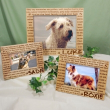 Until the End Pet Memorial Wood Picture Frames