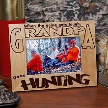 Go Hunting Personalized Wood Hunter Picture Frames