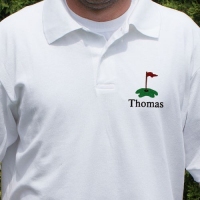 Embroidered Golf Polo Shirt