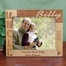Personalized Uncle 8x10 Wood Picture Frames