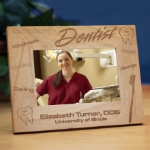 Personalized Dentist Wood Picture Frames