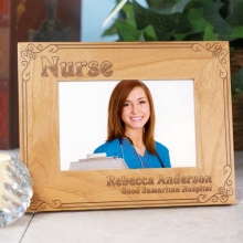 Personalized Nurse Wood Picture Frames