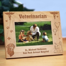 Personalized Veterinarian Wood Picture Frames