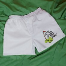 Golf Balls Men's White Personalized Golf Boxer Shorts