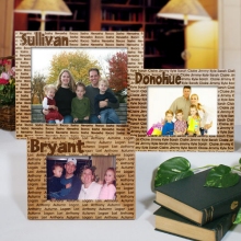 Family Name Personalized Picture Frames
