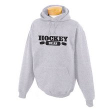 Personalized Hockey Hooded Childrens Sweatshirts