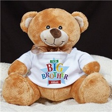 Little/Middle/Big Brother Star Personalized Plush Teddy Bears
