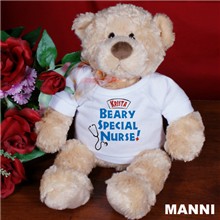 Beary Special Nurse Personalized Plush Teddy Bears