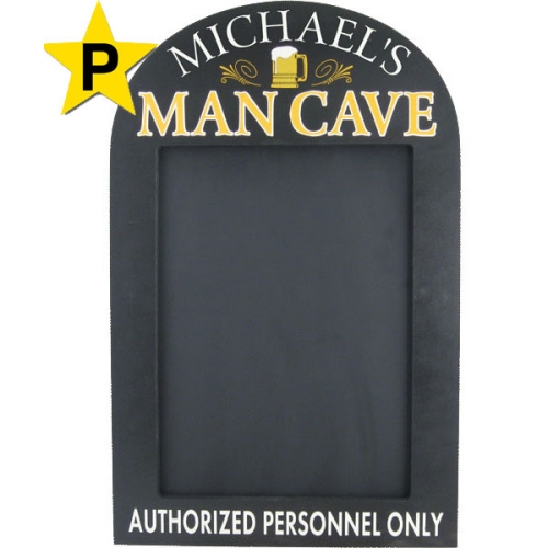 Personalized Man Cave Chalkboard