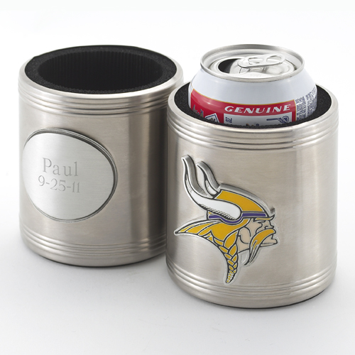 Personalized NFL Football Can Coolers