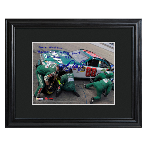 Dale Earnhardt Jr Personalized and Autographed NASCAR Framed Pictures