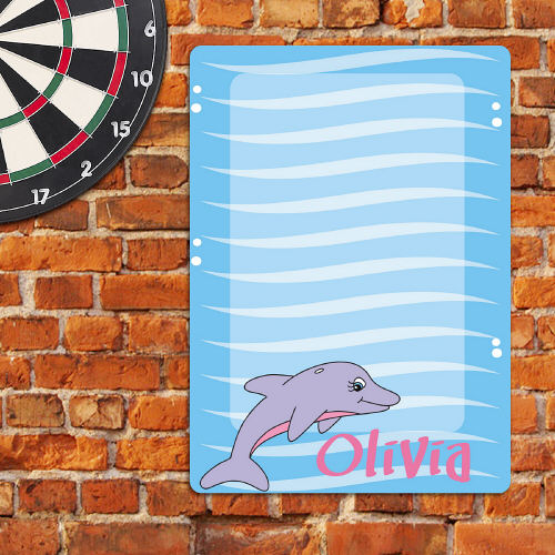 Personalized Dolphin Dry Erase Boards