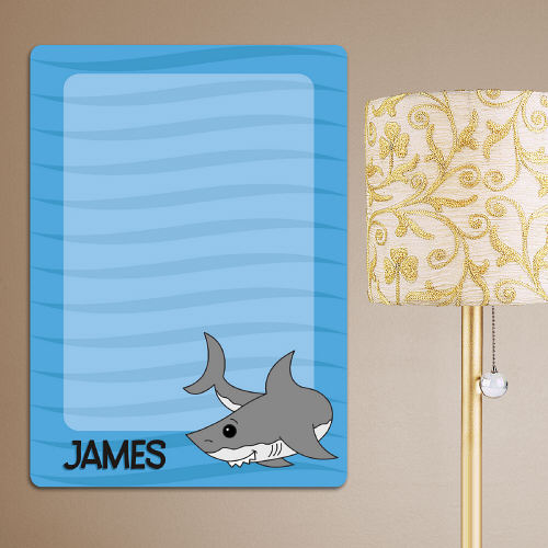 Personalized Shark Dry Erase Boards