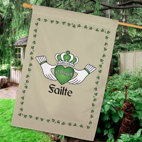 Personalized Failte Irish Welcome House Flags
