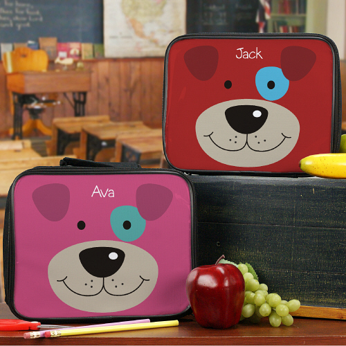 Personalized Puppy Children's Lunch Totes