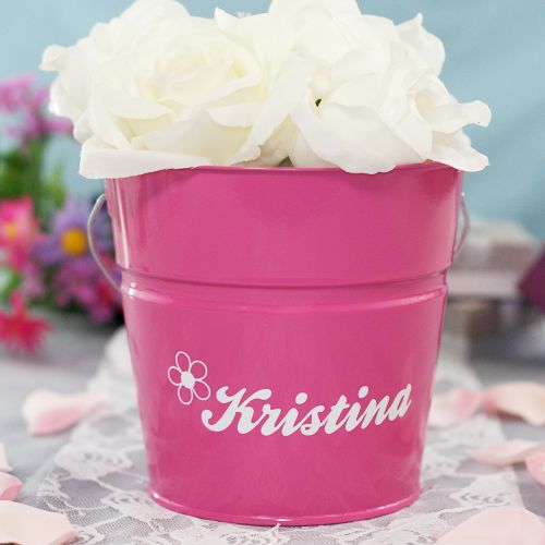 Personalized Flower Girl Buckets