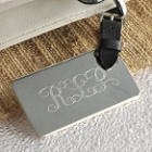 Engraved Silver-Plated V.I.P. Luggage Tags