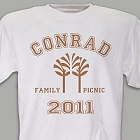 Personalized Family Reunion Picnic T-shirt