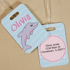 Personalized Dolphin Travel Luggage Tags