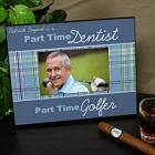 Personalized Part Time Golfer Printed Picture Frames