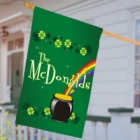 Personalized Irish Rainbow House Flags