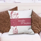Our Wedding Day Personalized Anniversary Throw Pillow