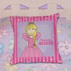 Personalized Pretty Princess Throw Pillow