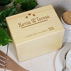 Personalized Cookin Up Love Recipe Card Box
