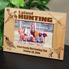 Engraved Upland Hunting Wood Picture Frames