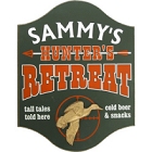 Duck Hunters Retreat Personalized Wood Signs