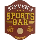 Hockey Sports Bar Personalized Wood Sign