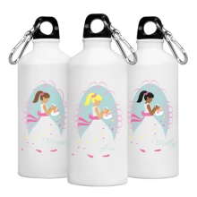 Personalized Wedding Attendants Going to the Chapel Water Bottles