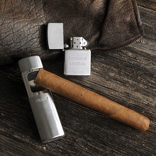 On-the-Go Personalized Zippo Lighter & Portable Ash Trays