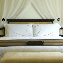 Couples Personalized Heartstrings Romantic Pillow Case Sets