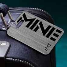 Personalized Mine Steel Luggage Tags