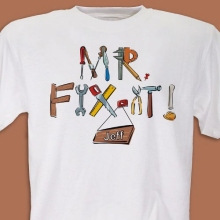 Personalized Mr. Fix-It Tools T-Shirt