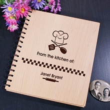 From The Kitchen Of Engraved Recipe Card Holder